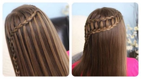 Hair semiraccolti with braid