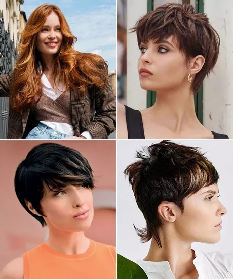 Short hair cuts and colors 2024